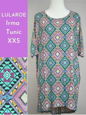 NWT XXS Irma Tribal Print